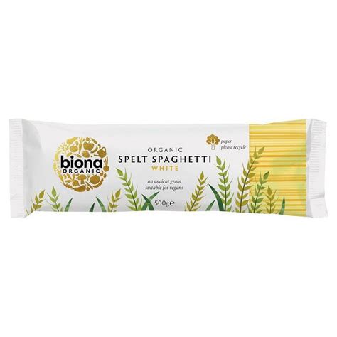 Biona Organic Spelt Spaghetti White Pasta G Pack Of Walmart