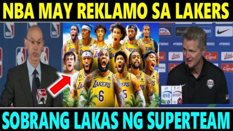 Breaking Nba Nag Protesta Sa Lakers Superteam Nag Reklamo Na Luka