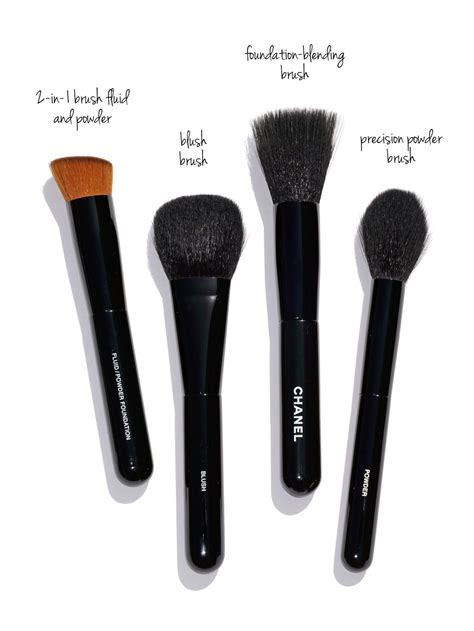 Set Of Chanel Makeup Brushes | Saubhaya Makeup