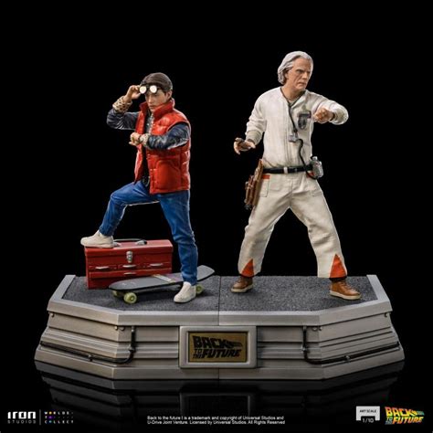 Back To The Future Doc Brown 110 Art Scale Limited Edition Statue