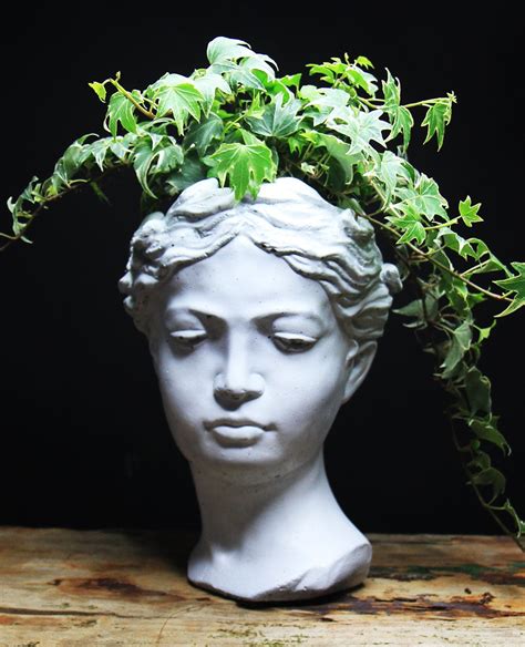 Goddess Head Planter Large Etsy