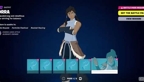 Fortnite Leaks Korra And Avatar Skins Release Date