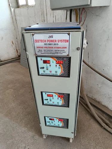 15 Kva Air Cooled 3 Phase Servo Stabilizer For Industrial 300v At Rs