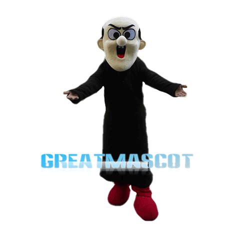 Evil Wizard Gargamel Mascot Costume