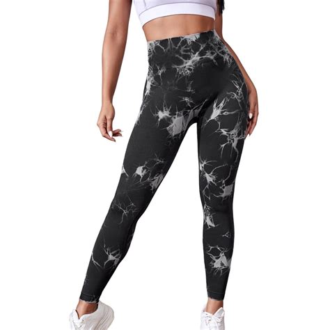 Adssdq Women S Activewear Leggings Plus Size Legging Pants Tie Dye Legging Pants Tummy Control