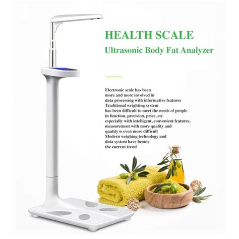 Gmm H01 Body Bmi Health Scale Ultrasonic Height Weight And Fat Analyzer