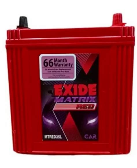 Capacity 35 Ah Exide MTRED35L Matrix Car Battery At Rs 5800 In Coimbatore