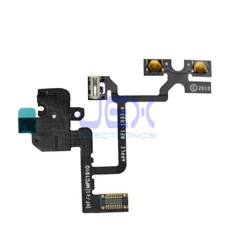 Jex Electronics Llc Iphone Black Headphone Jack Flex Cable For