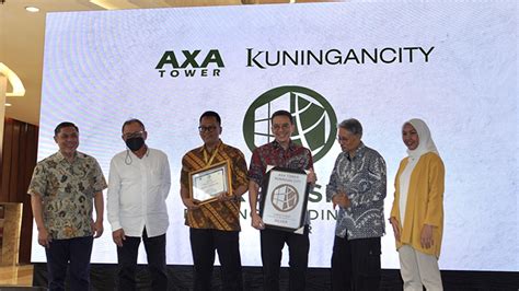 Axa Tower Raih Sertifikasi Green Building Merahputih