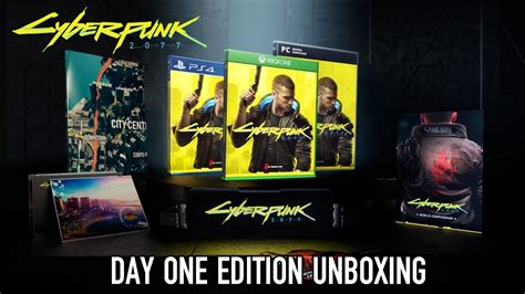 Cyberpunk 2077 Day One Edition Unboxing Video Youtube