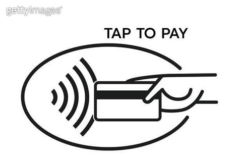 Tap To Pay Conceptcontactless Payment Credit Card And Hand Tap Pay