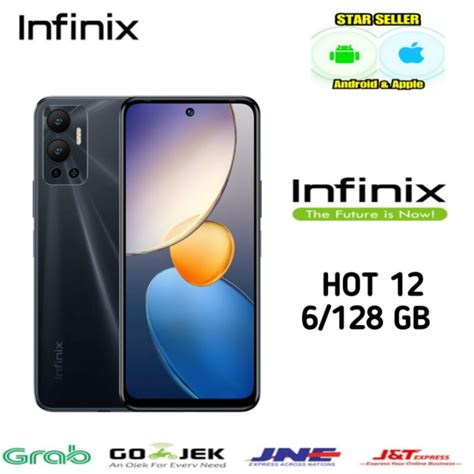 Jual Infinix Hot 12 Ram 6 128 GB Baru Garansi Resmi Infinix Indonesia Shopee Indonesia