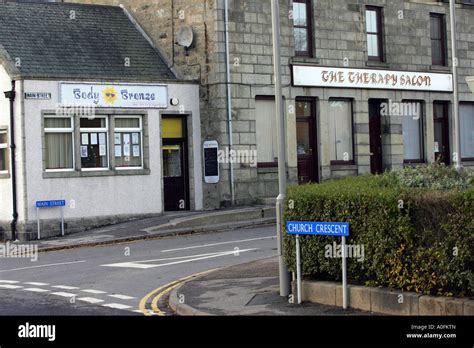 village   deer aberdeenshire scotland stock photo alamy
