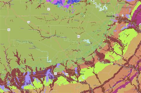 Geology Map Of Texas Data Basin