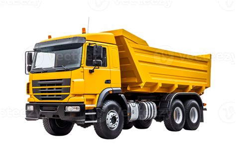 Dump Truck Isolated On A Transparent Background Png