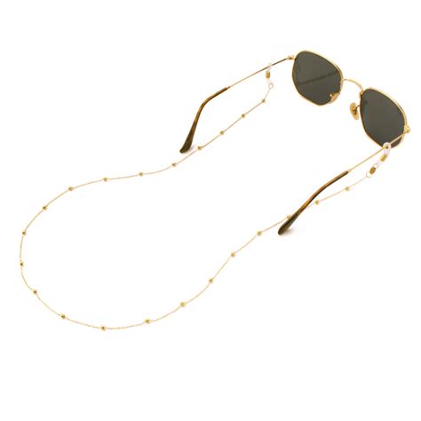 Playa Sunglasses Chain Gold Luamaya