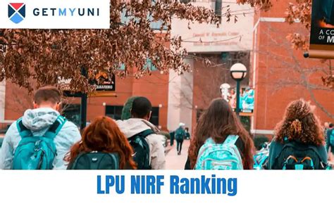 Lpu Nirf Ranking Category Wise Nirf Other Rankings Getmyuni