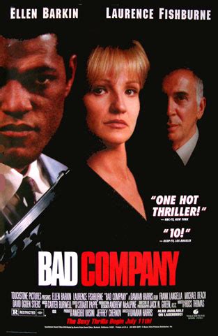 Bad Company movie poster [Ellen Barkin, Laurence Fishburne] 26x40 1995