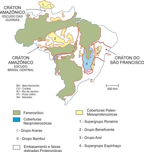 Mapa Geologico Do Brasil Brasil In 2021 Geological Map Relief Map Images