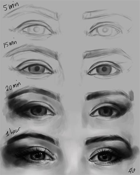 Drawing Eyes Step By Step Tutorial By Flo 4