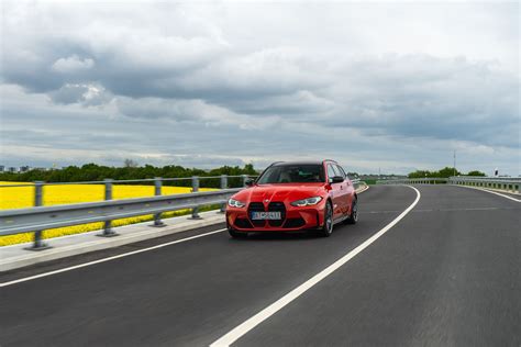 BMW M3 Touring Combines Toronto Red Body With White Interior