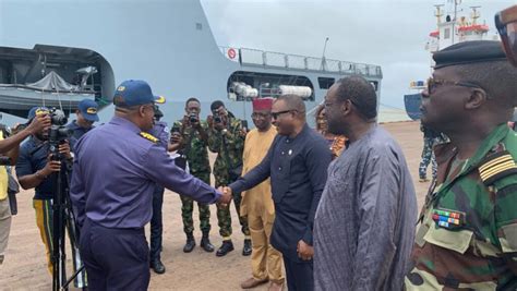 Nigerian Navy Ship Kada Arrives Port Of Bissau Maritime Today Online