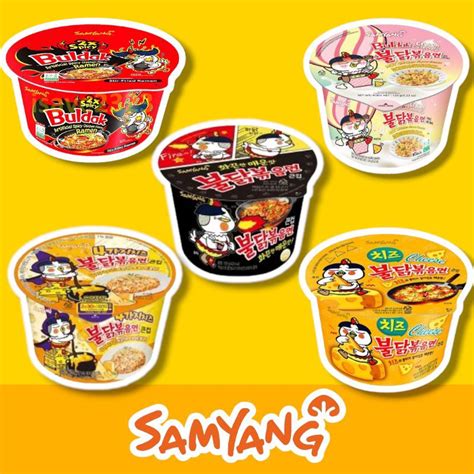 Samyang Ramen Carbonara Original 2x Spicy Cheese Jjajang Rose Bowl Shopee Malaysia