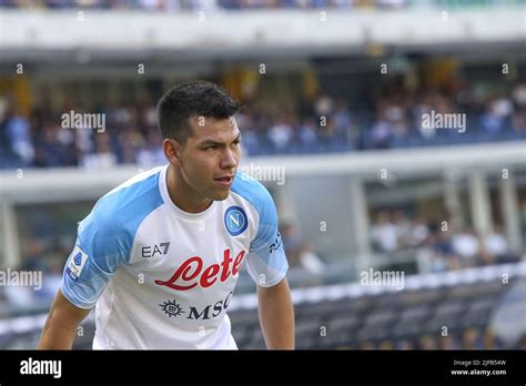 Hirving Lozano Of Ssc Napoli During Hellas Verona Vs Ssc Napoli