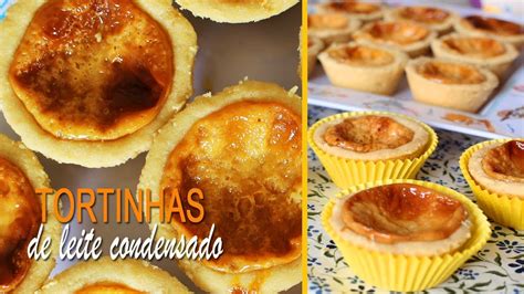 TARTELETTES ou TORTINHAS DE LEITE CONDENSADO MUITO FÁCIL DE FAZER