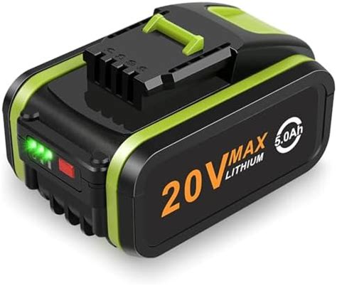 Asuncell Batterie Lithium Ion V Ah Pour Worx V Akku Batterie De