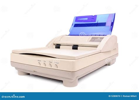 Flatbed scanner stock photo. Image of flatbed, device - 5280870