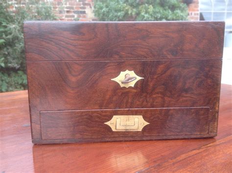 Nineteenth Century Rosewood Chemists Box