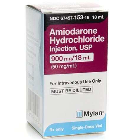 Amiodarone Injection | Amiodarone Injection by Mylan — Mountainside ...