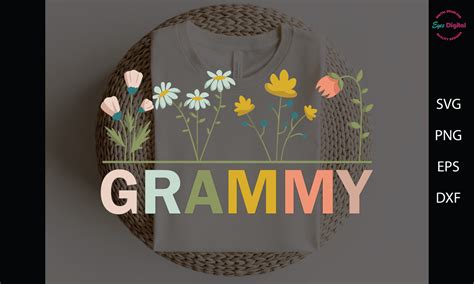 Grammy Grandma Png Sublimation Design Gráfico Por Eyes Digital