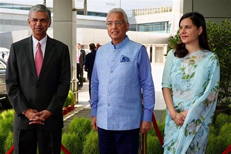 Mauritius Pm Jugnauth Arrives To Attend Pm Modi S Swearing In Ceremony