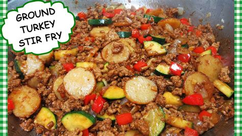 Asian Ground Turkey Stir Fry Easy Stir Fry Recipe Ground Turkey