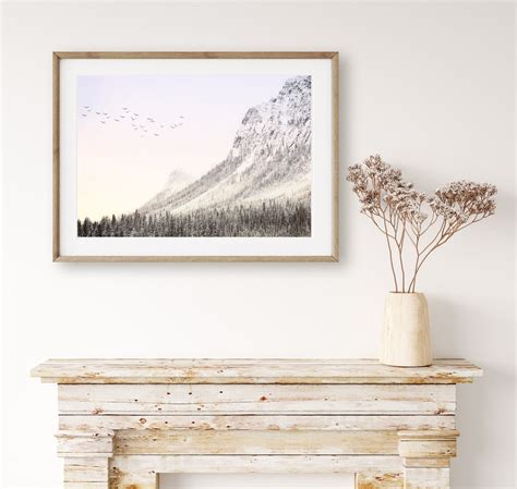 Mountain Sunrise Photography Print Rustic Farmhouse Decor - Etsy