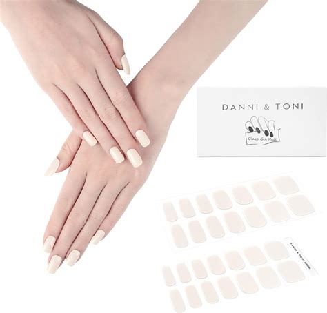 Danni Toni Halb Ausgeh Rtete Gel Nagelfolien Apricot Nude Nackt