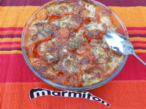 Gratin De Tomates Aubergine Et Mozzarella Recette De Gratin De