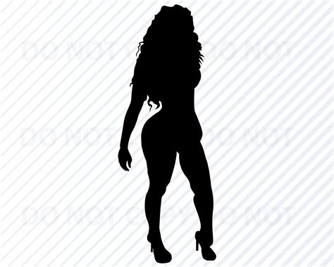 Curvy African American Woman Diva SVG Image For Cricut Afro Etsy