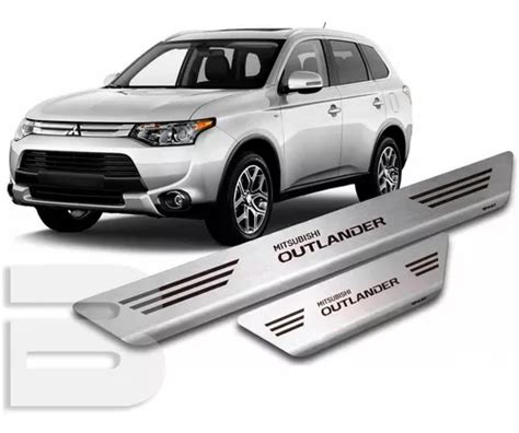 Kit Soleira Porta Aço Inox Escovado Mitsubishi Outlander Parcelamento