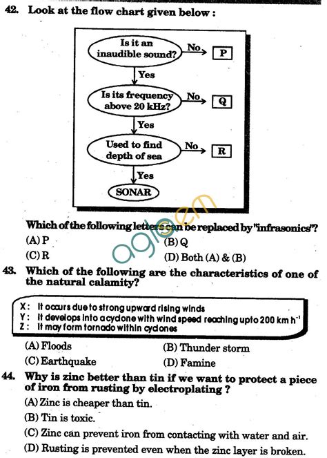 Nstse Solved Question Paper For Class Viii Physics Aglasem Schools