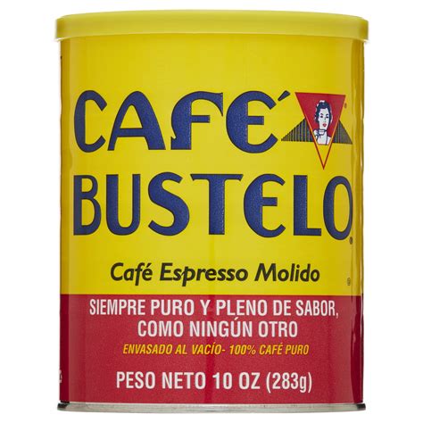 Café Bustelo, Espresso Style Dark Roast Ground Coffee, 10 oz. Can