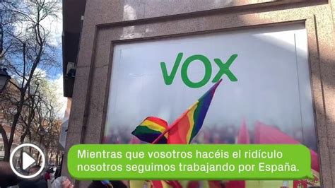 Vox Lanza Un V Deo Mof Ndose De Un Escrache Feminazi Por El M