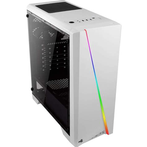 Aerocool Cylon Mid Tower Rgb Pc Gaming Case Atx Full Tempered Glass