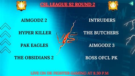 Csl League S2 Round 2 Matches Day 1 Live On Dk Fighter Gaming