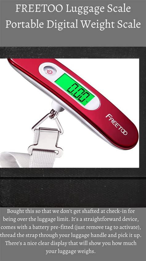 Freetoo Luggage Scale Portable Digital Weight Scale For Travel Suitcase