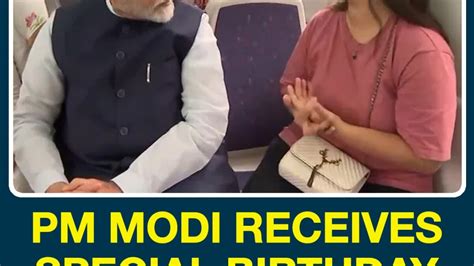 Delhi Metro Traveller Sings Birthday Wish For Prime Minister Narendra Modi In Sanskrit Bt Tv