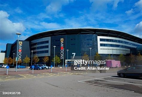 Exterior Of Stadium Mk Football Ground Home Of Milton Keynes Dons