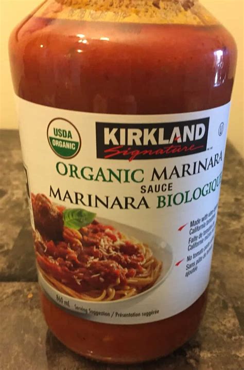 Costco Kirkland Signature Organic Marinara Review Costcuisine